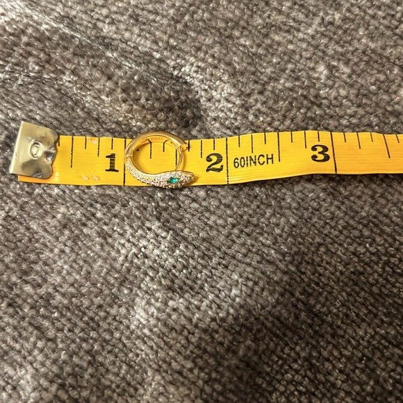 Savvy Cie 18K Over Silver Snake Earrings, New in Original Packaging, Gold Color - Picture 4 of 11